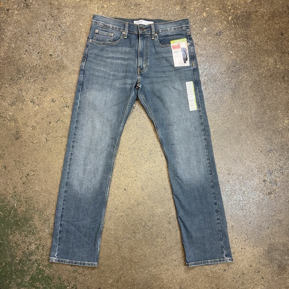 Levi’s Signature S51 Straight Jeans Mens 32x32 Flex Stretch NWT Premium Blue
